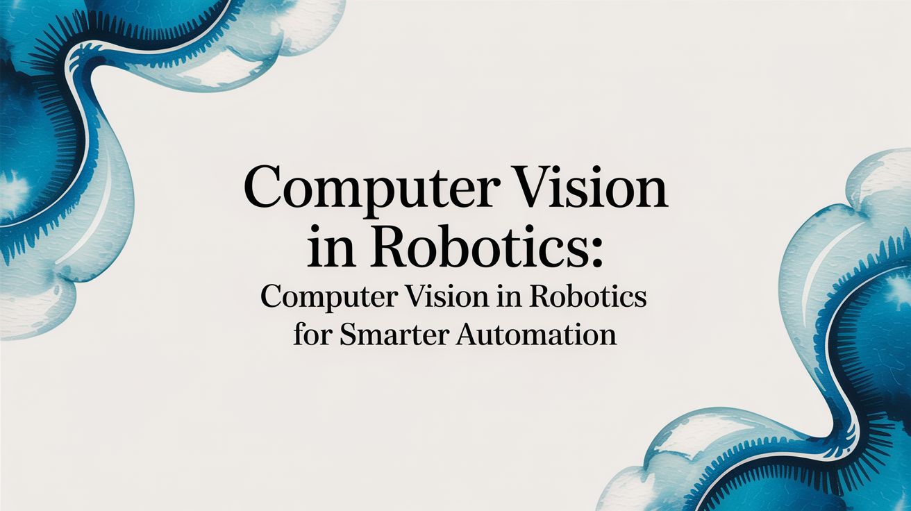 Computer Vision in Robotics: A Guide to Smarter Automation