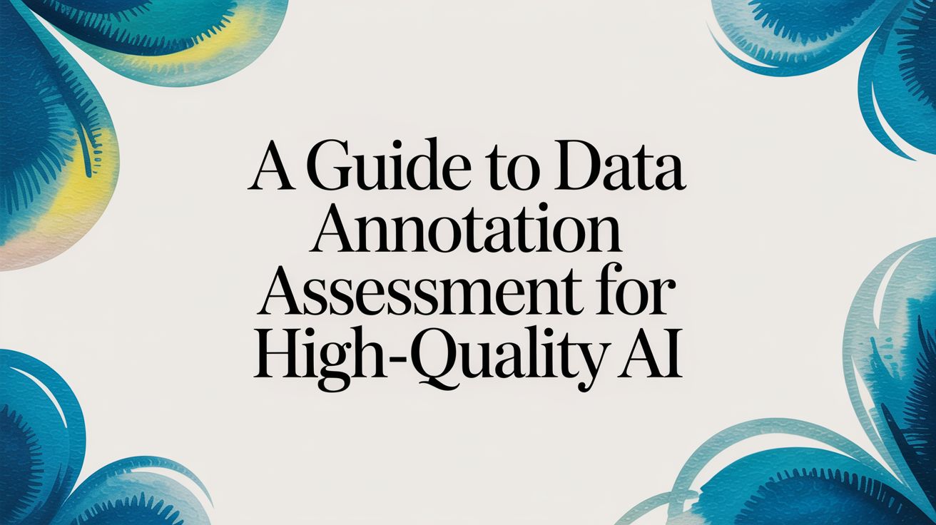 A Guide to Data Annotation Assessment for High-Quality AI